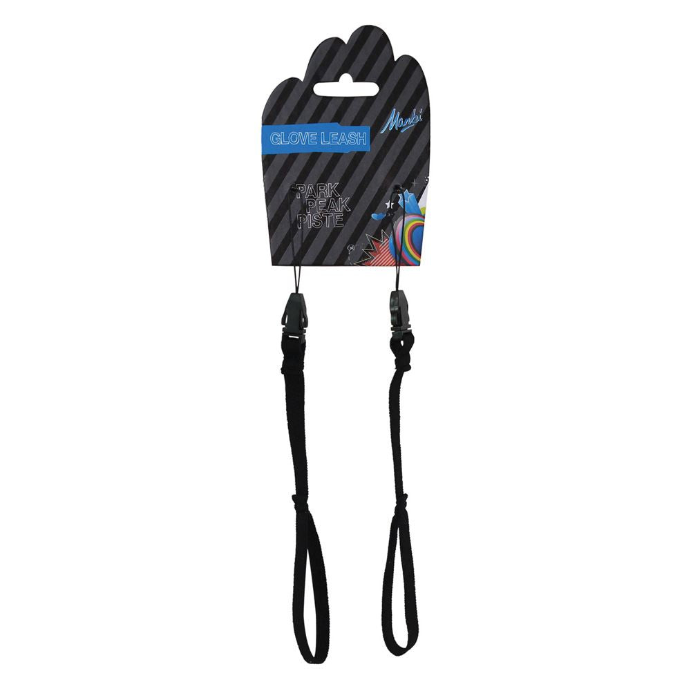 Manbi Glove Leash  Black - Pair