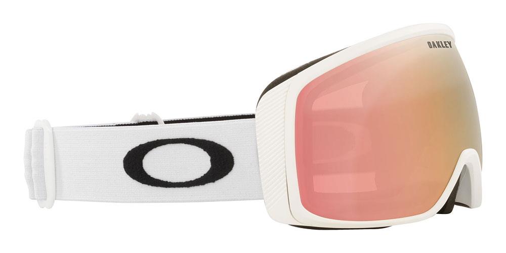 Oakley Flight Tracker M Goggles Matte White - Prizm Rose Gold Lens