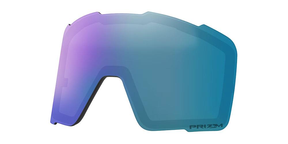 Oakley Line Miner Pro M Goggles Matte White - Prizm Sapphire + Prizm Iced Lenses