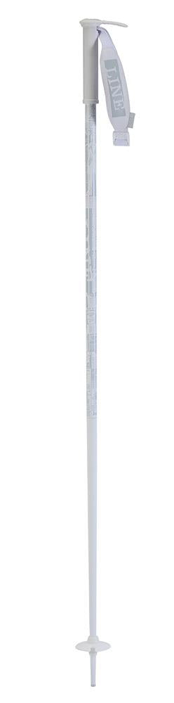 Line Pin Ski Poles White