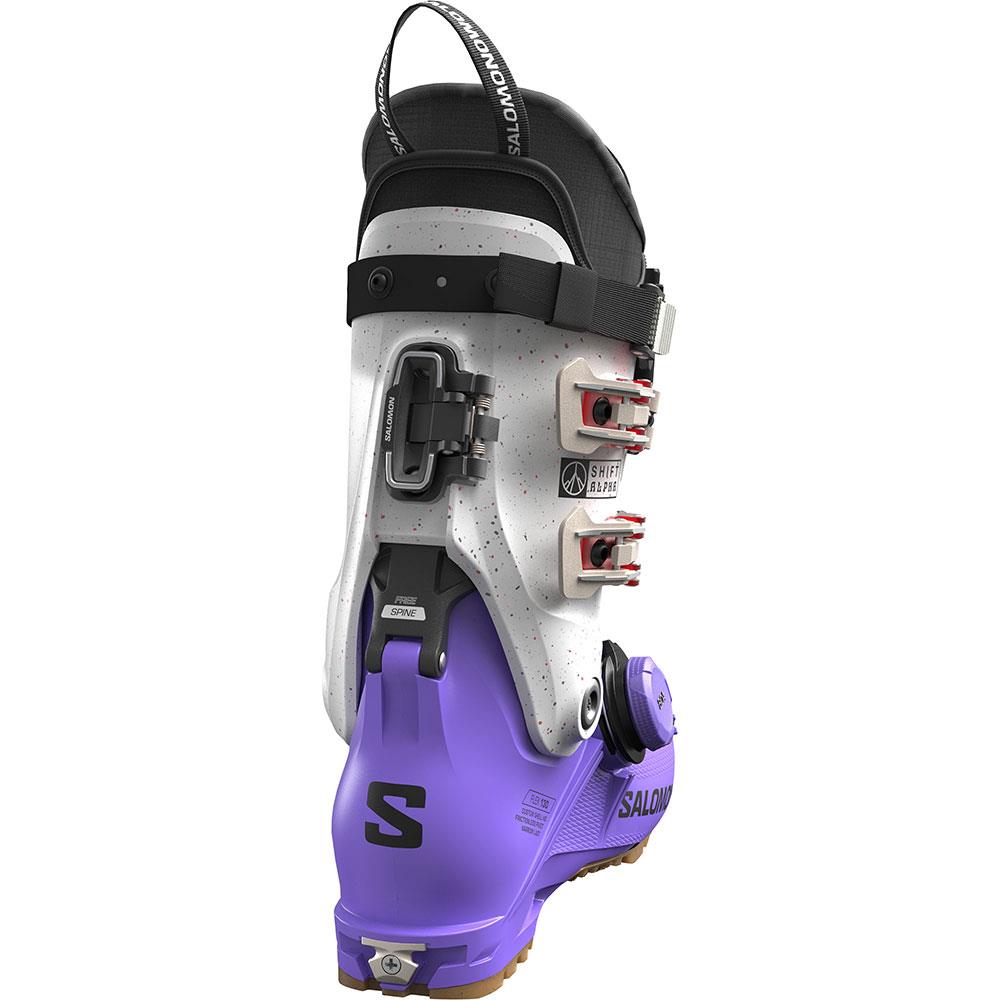 Salomon Shift Alpha BOA 130 GW Mens Hybrid Ski Boots Ultra Violet/Black 2025