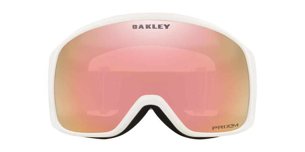 Oakley Flight Tracker M Goggles Matte White - Prizm Rose Gold Lens