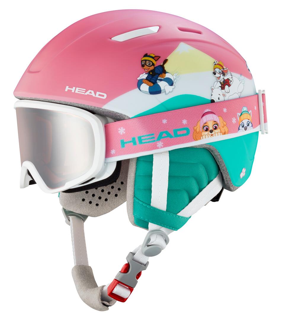 Head Maja Paw Patrol Junior Helmet + Goggle Set Pink