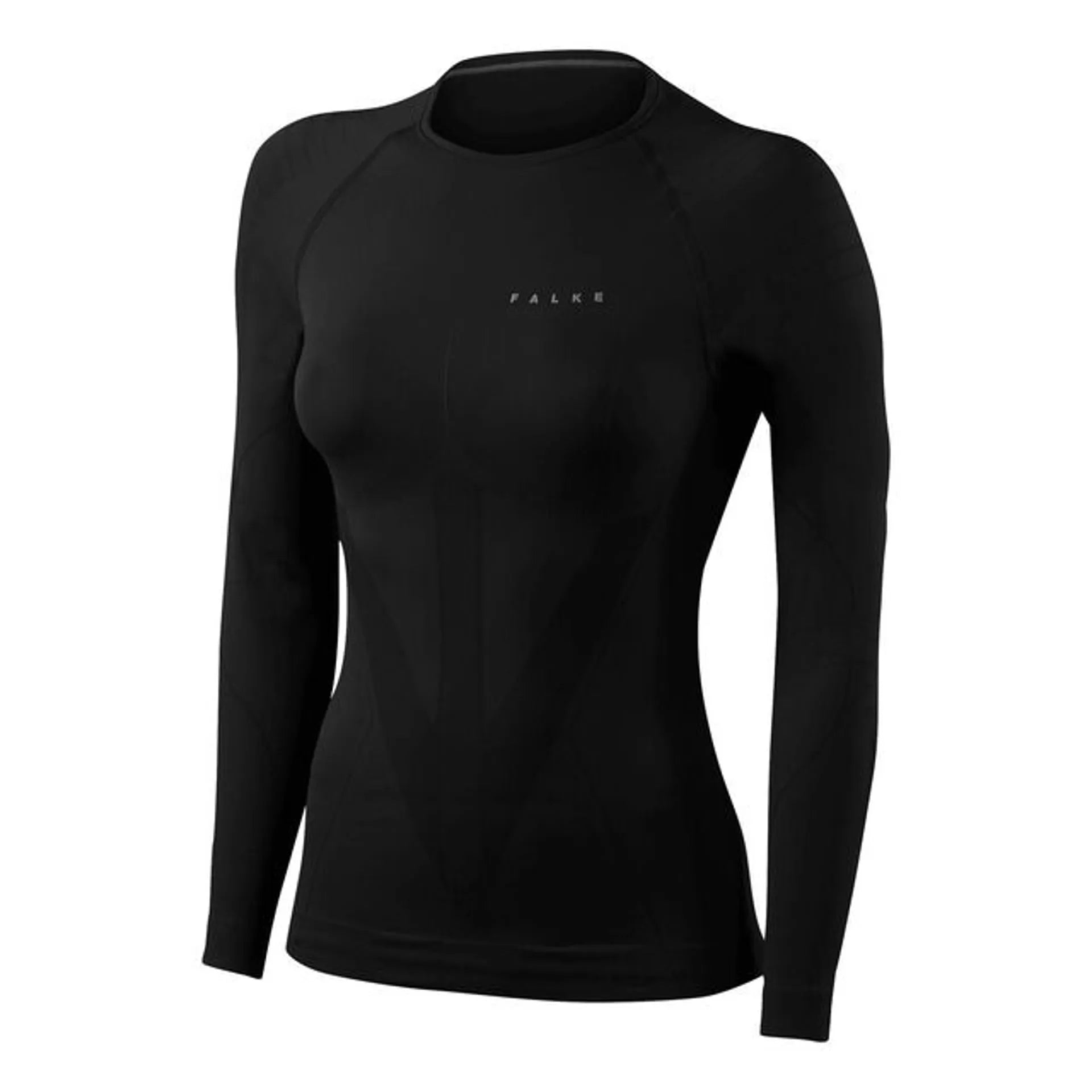 Falke Womens Long Sleeve Thermal Top Maximum Warm Black