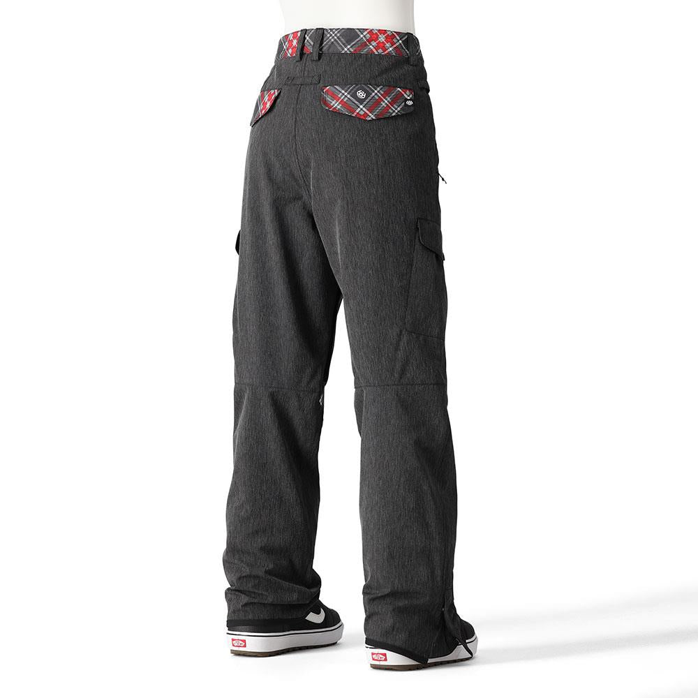 686 Womens Aura Ins Cargo Pants Hello Kitty Black Denim