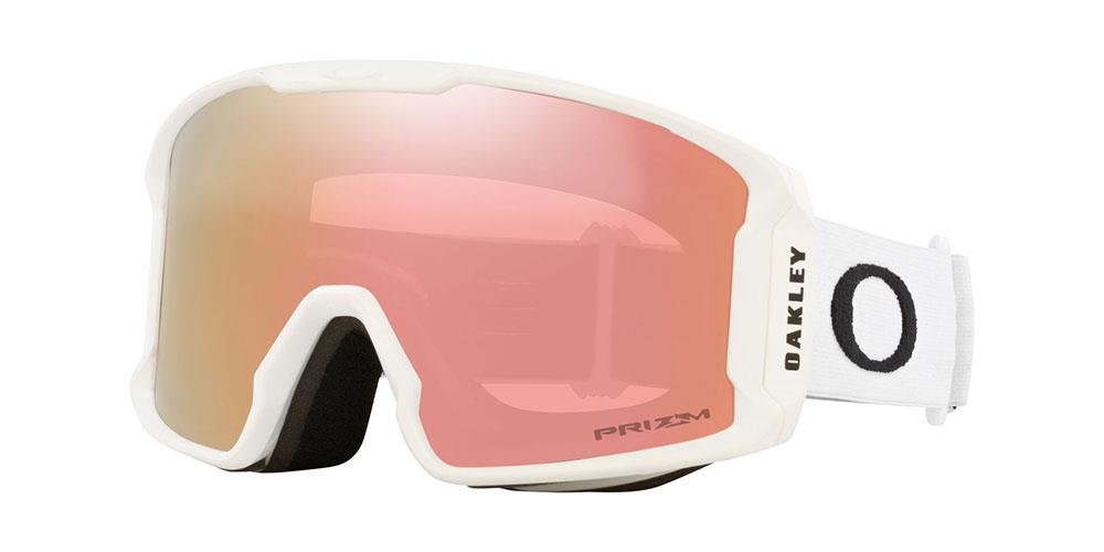 Oakley Line Miner M Goggles Matte White - Prizm Rose Gold Lens