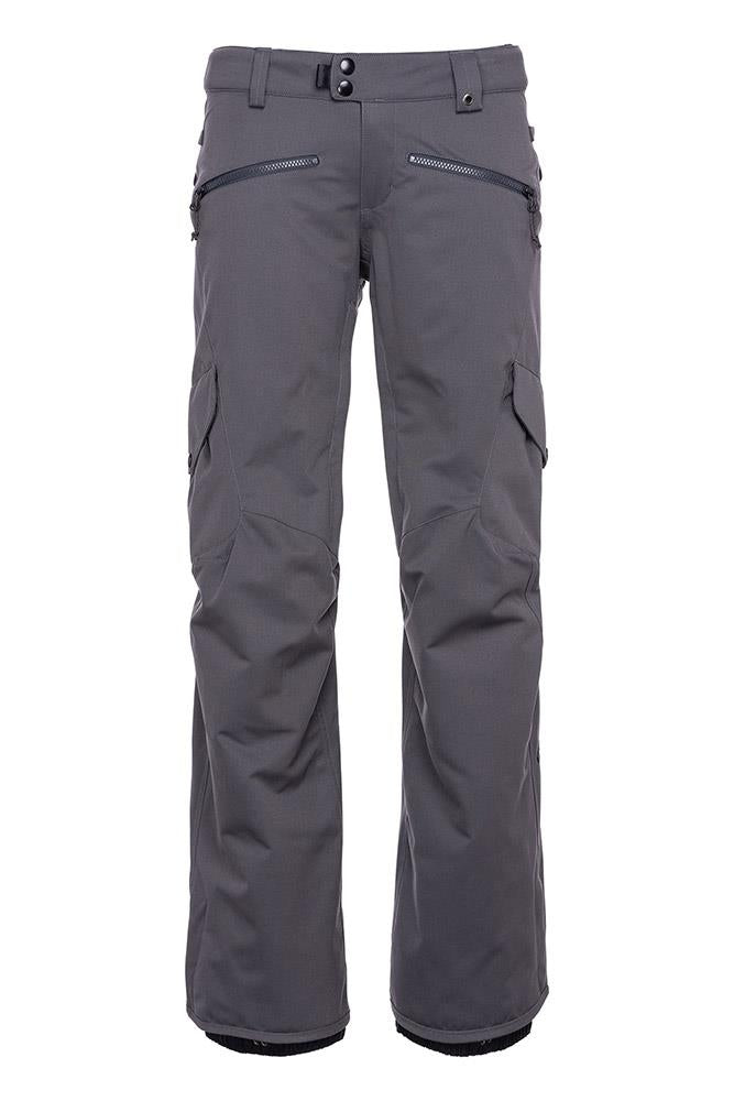 686 Womens Aura Insulated Cargo Pants Charcoal