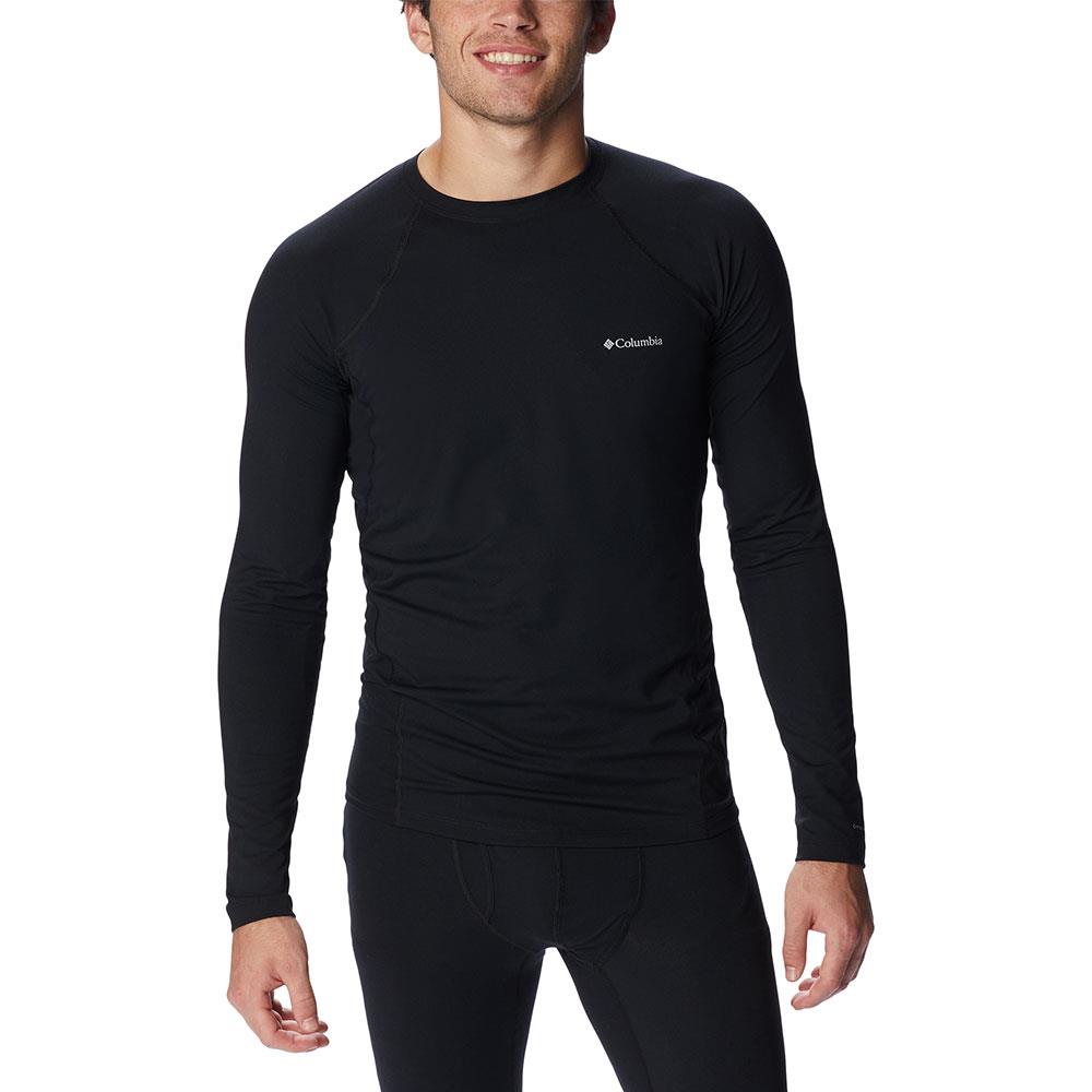 Columbia Midweight Stretch LS Mens Baselayer Top Black