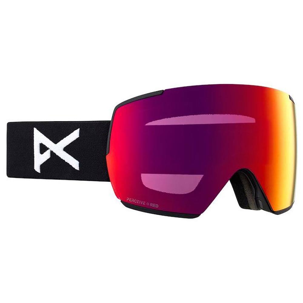 Anon M5 MFI Goggles Black - Perceive Sunny Red + Cloudy Burst Lens