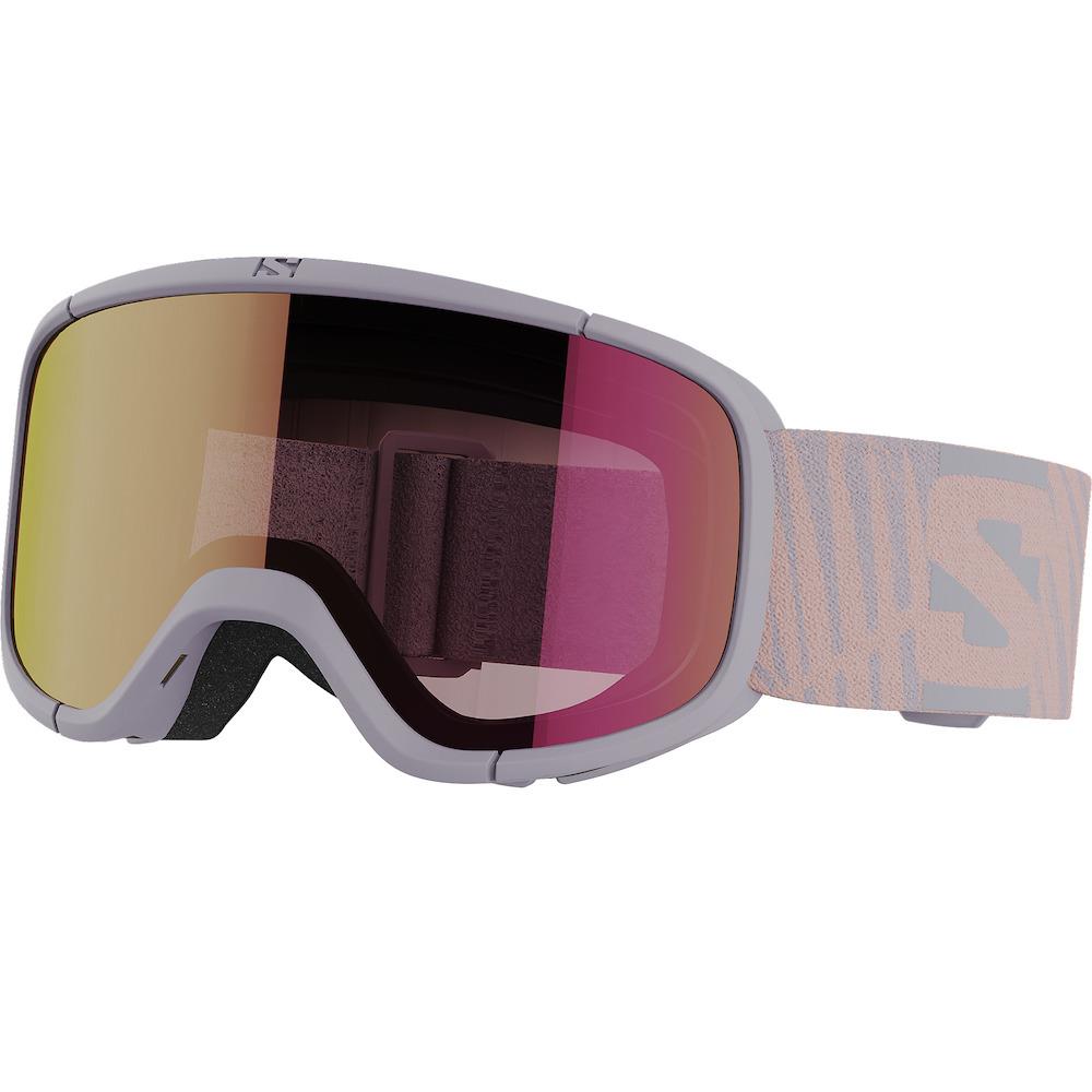 Salomon Lumi Kids Goggles Evening Haze - Universal Ruby Lens