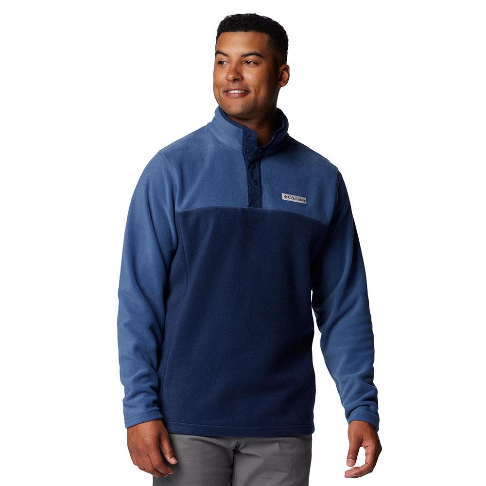 Columbia Steens Mountain Half Snap II Mens Fleece Collegiate Navy