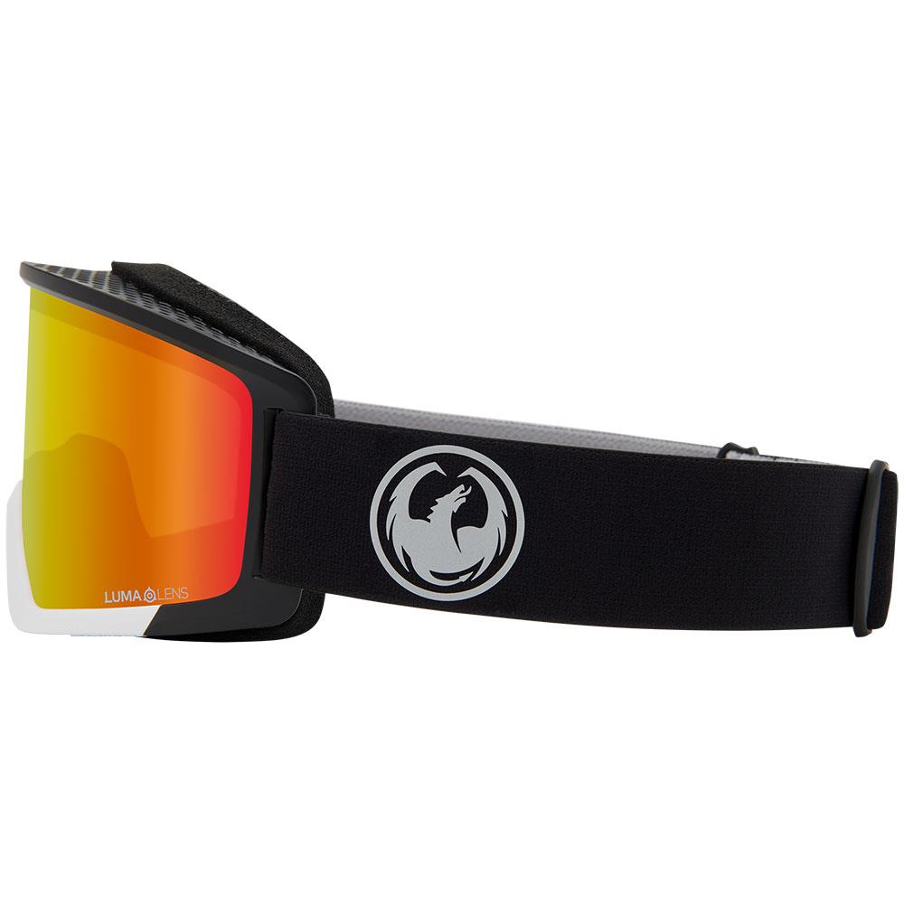 Dragon DX3 PLUS OTG Goggles Nouveau Black - LL Red Ion + LL Dark Smoke Lenses