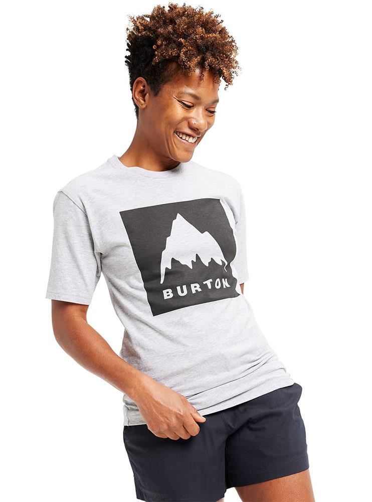 Burton Classic Mountain High Mens SS T-Shirt Gray Heather