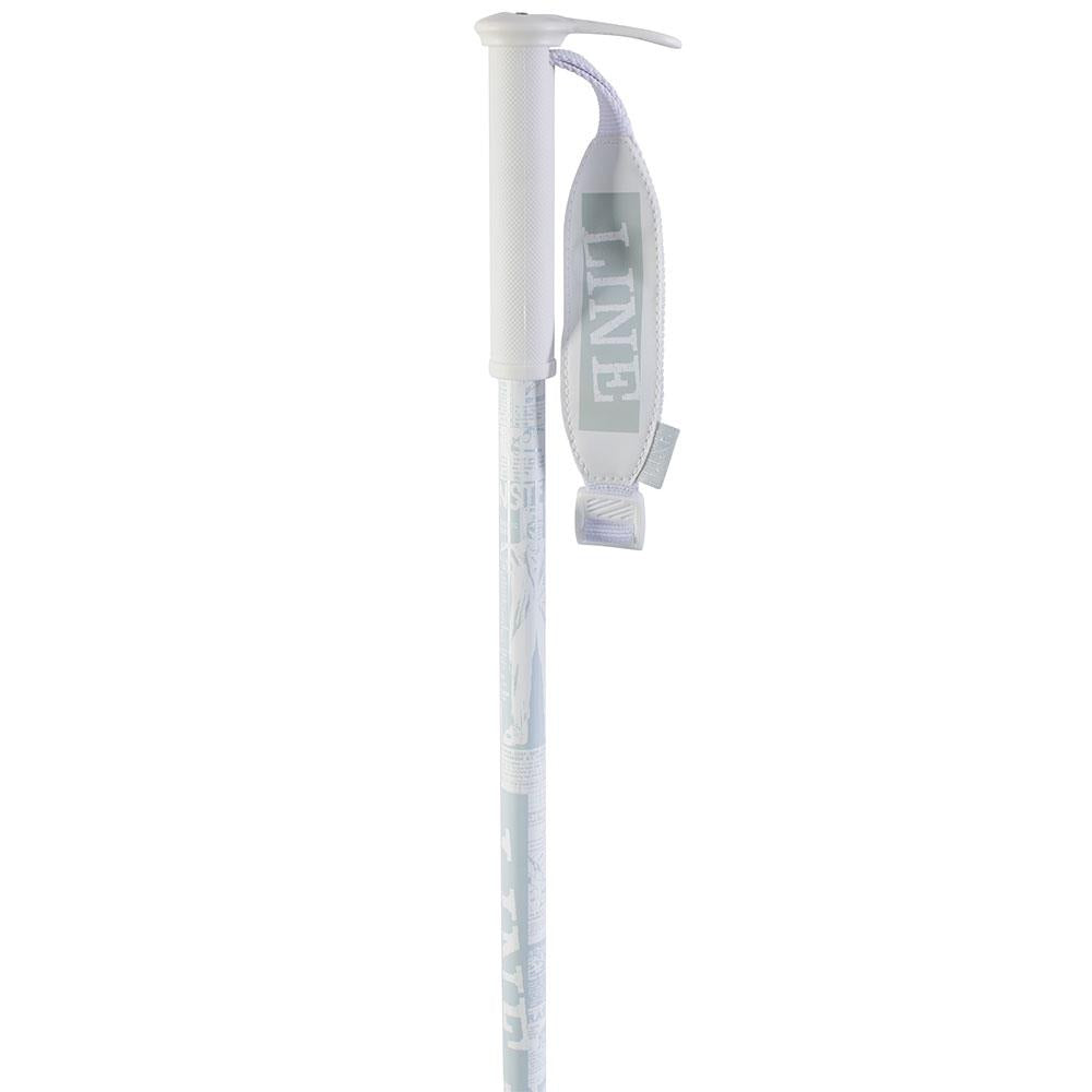 Line Pin Ski Poles White