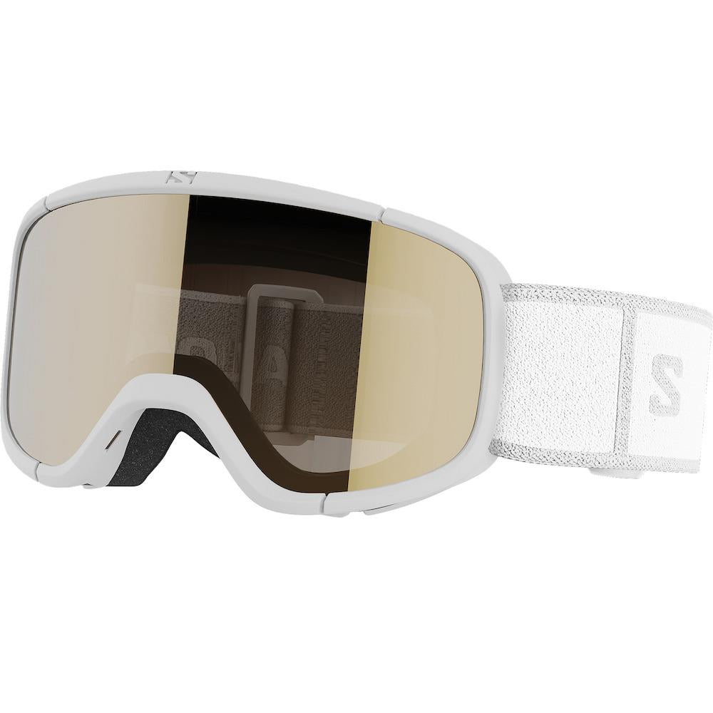 Salomon Lumi Access Kids Goggles White - Universal Flash Gold Lens