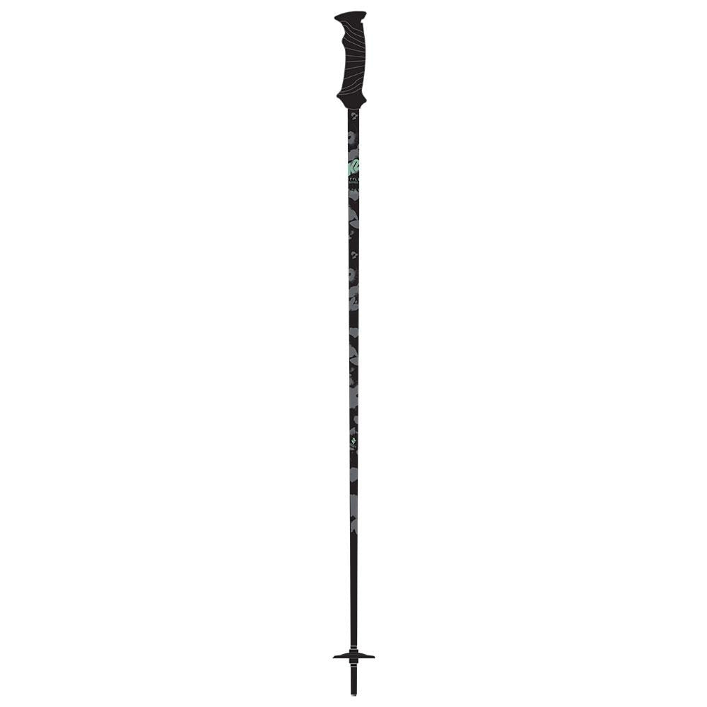 K2 Style Alu Womens Ski Poles Black