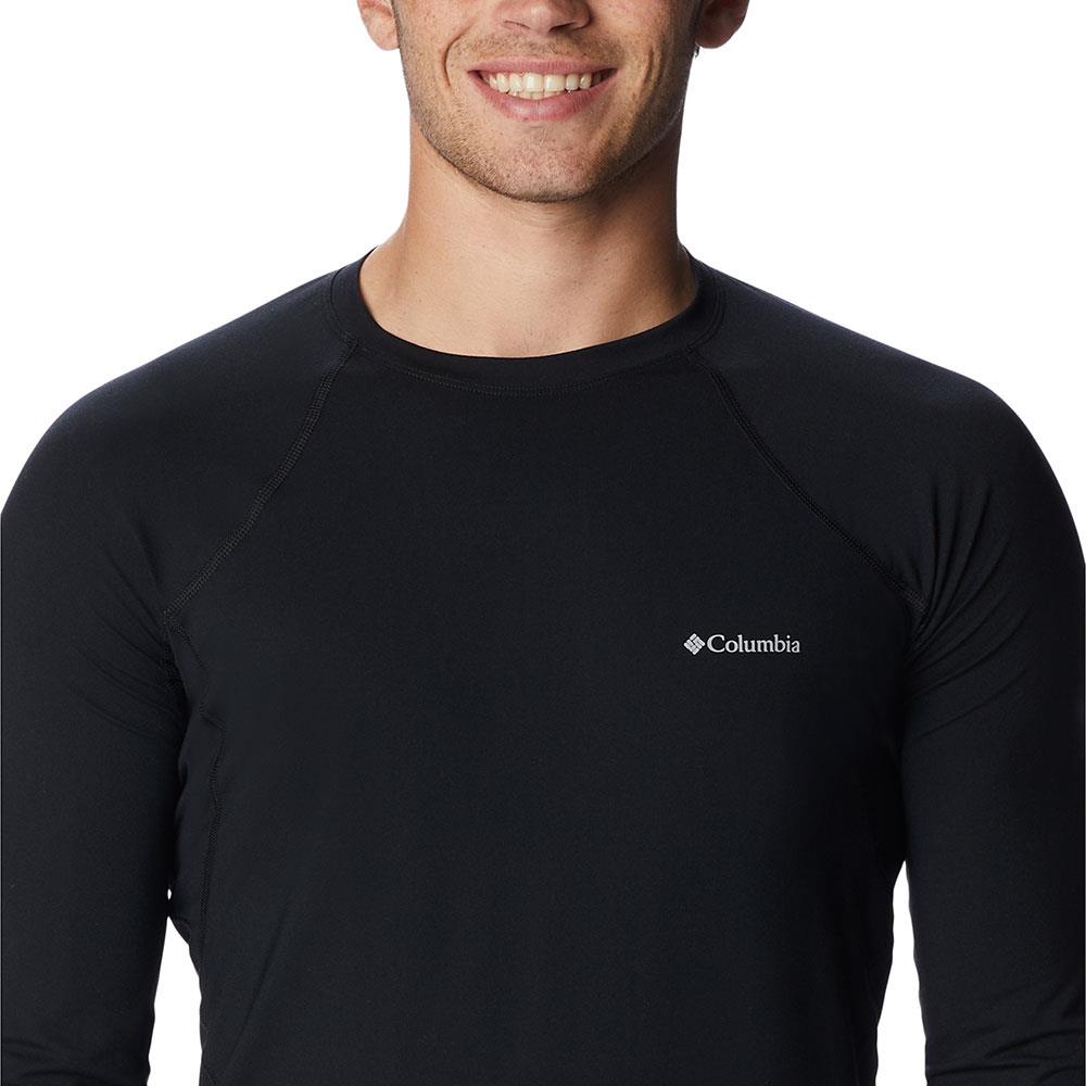 Columbia Midweight Stretch LS Mens Baselayer Top Black