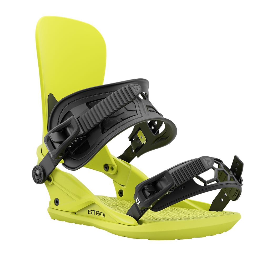 Union Strata Mens Snowboard Bindings Acid Green 2025