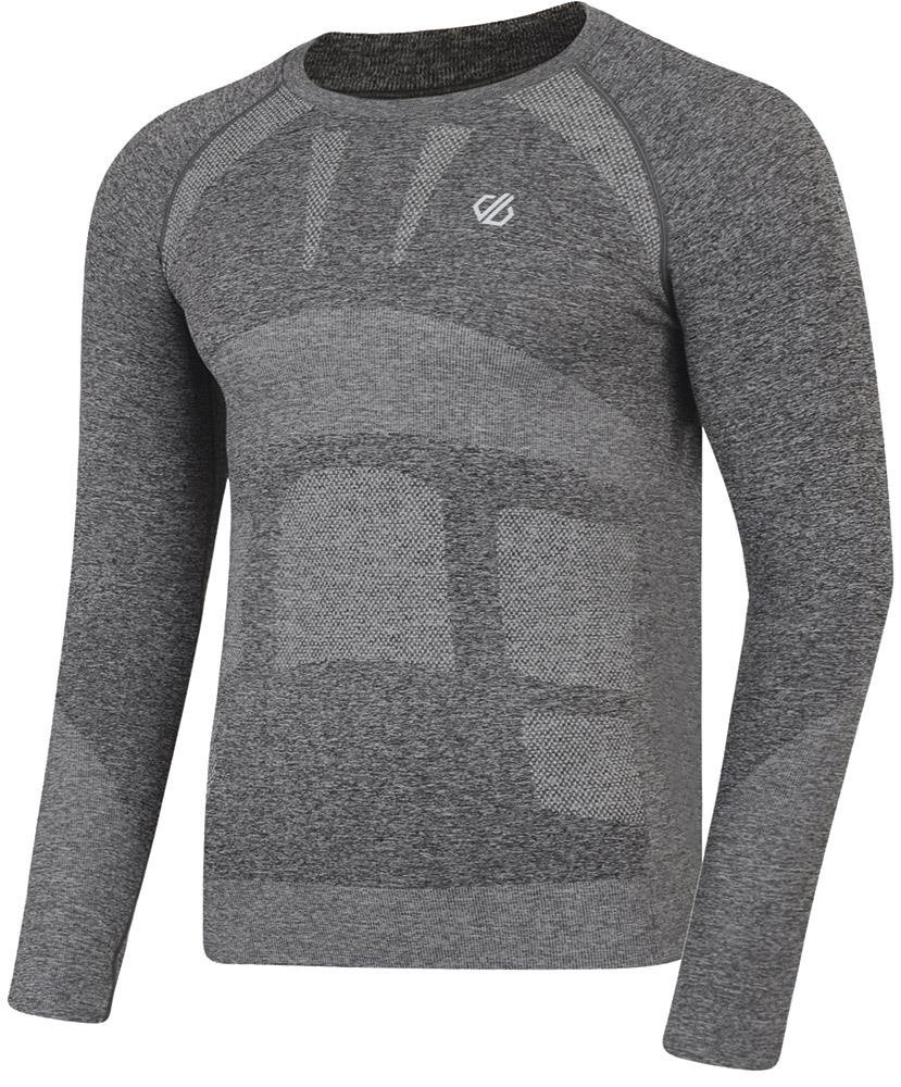 Dare 2b Mens In The Zone LS Baselayer Top Charcoal Grey Marl