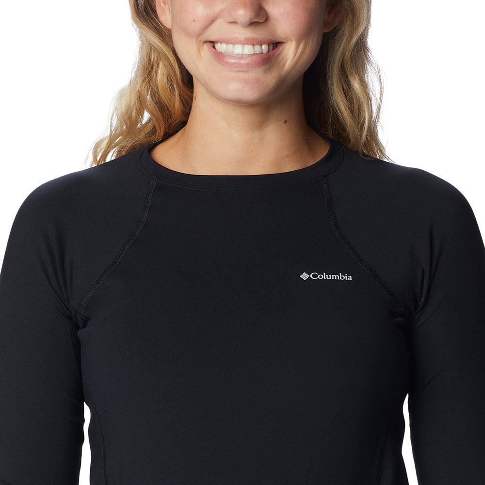 Columbia Midweight Stretch LS Womens Baselayer Top Black