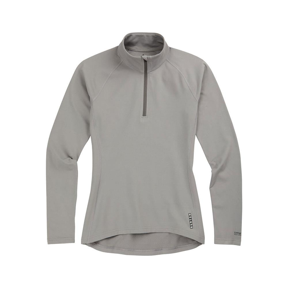 Burton Heavyweight X Womens Baselayer 1/4 Zip Top Sharkskin