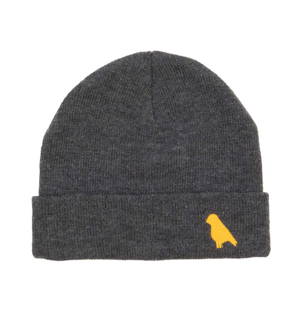 Yuki Threads Bird Beanie Charcoal Beanie