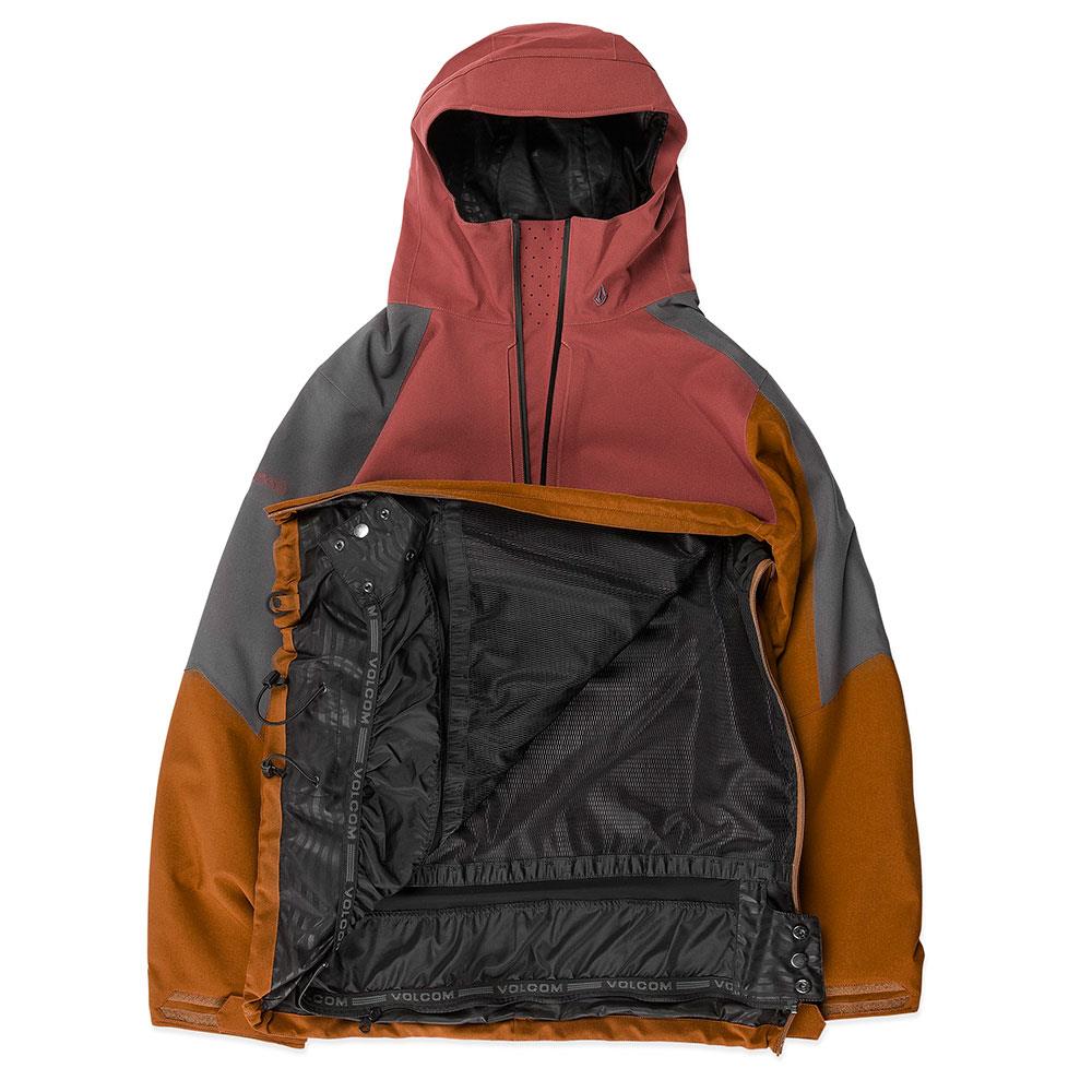 Volcom Brighton Pullover Mens Jacket Caramel