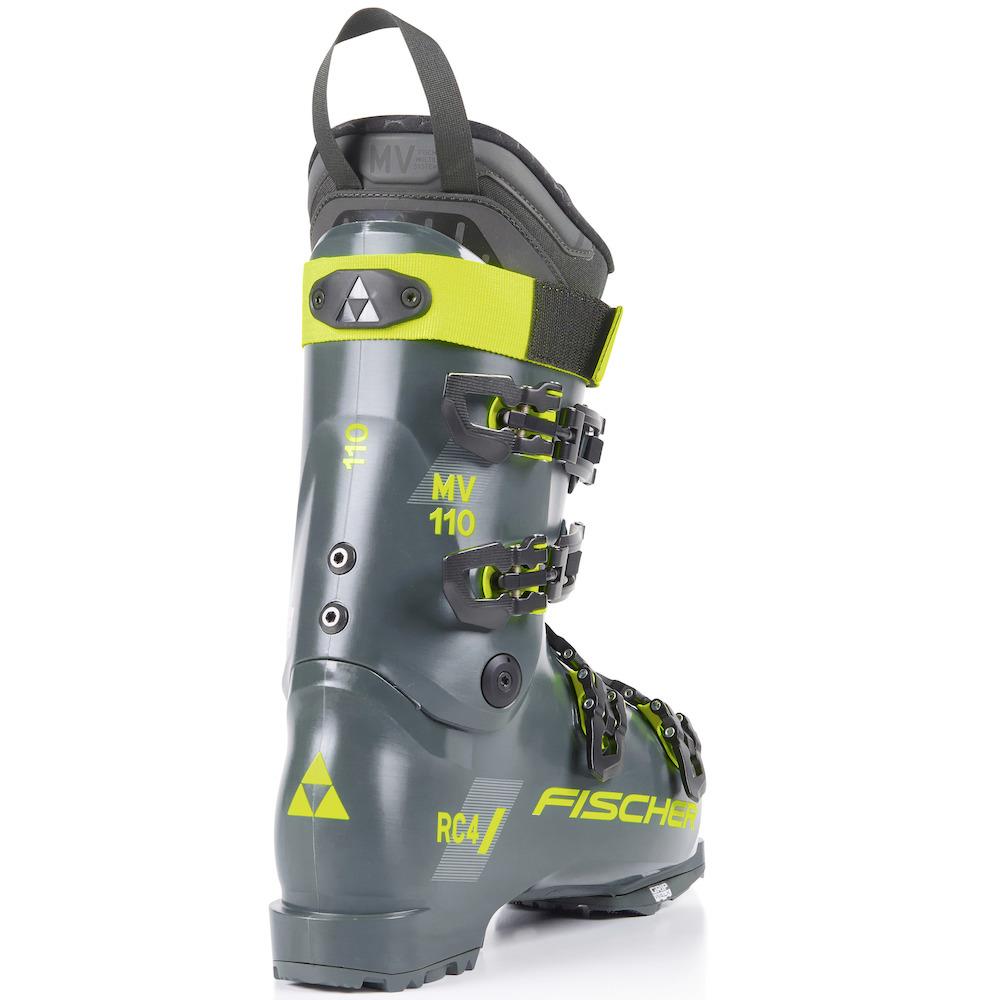 Fischer RC4 110 MV Vac GW Mens Ski Boots Rhino Grey 2024