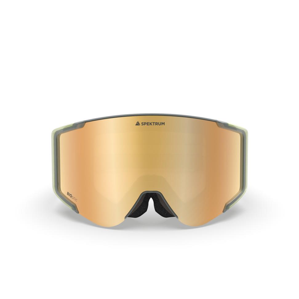 Spektrum Ostra BIO PLUS Goggles Lime/Olive Green - BIOptic Gold Revo Lens