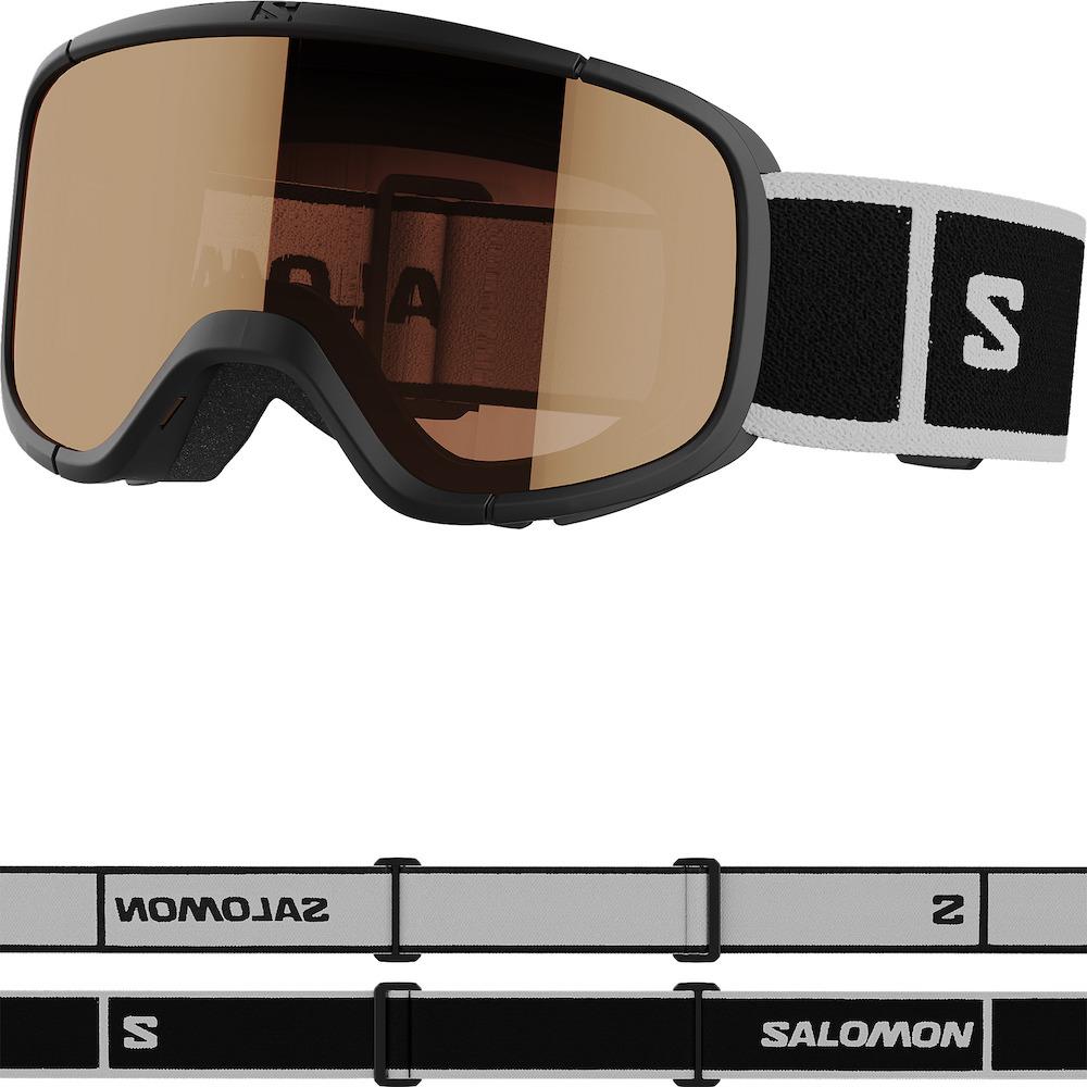 Salomon Lumi Access Kids Goggles Black - Universal Orange Lens