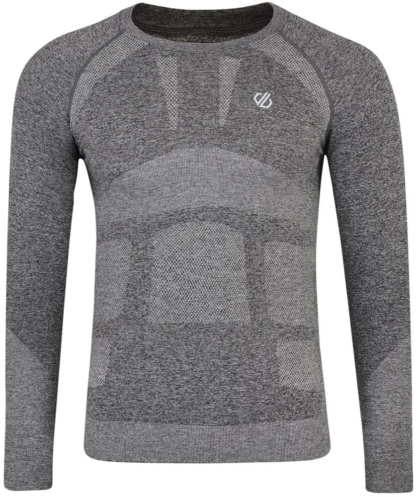 Dare 2b Mens In The Zone LS Baselayer Top Charcoal Grey Marl