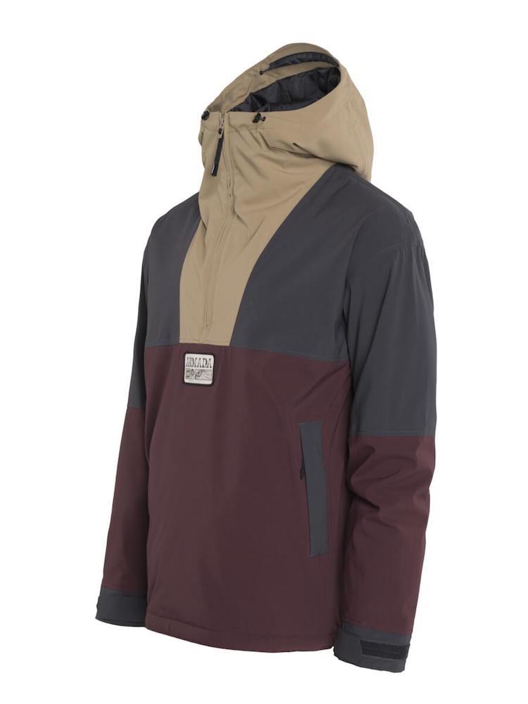 Armada Gansett 2L Ins Popover Mens Anorak Sassafras/Indigo