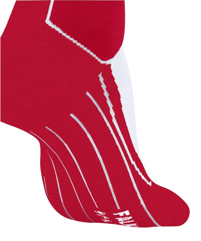 Falke SK5 Silk Mens Ski Socks White/Red