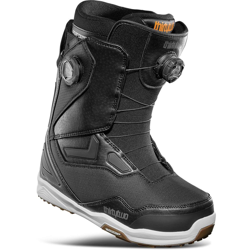 Thirtytwo TM-2 Double BOA Mens Snowboard Boots Black/White/Gum 2025