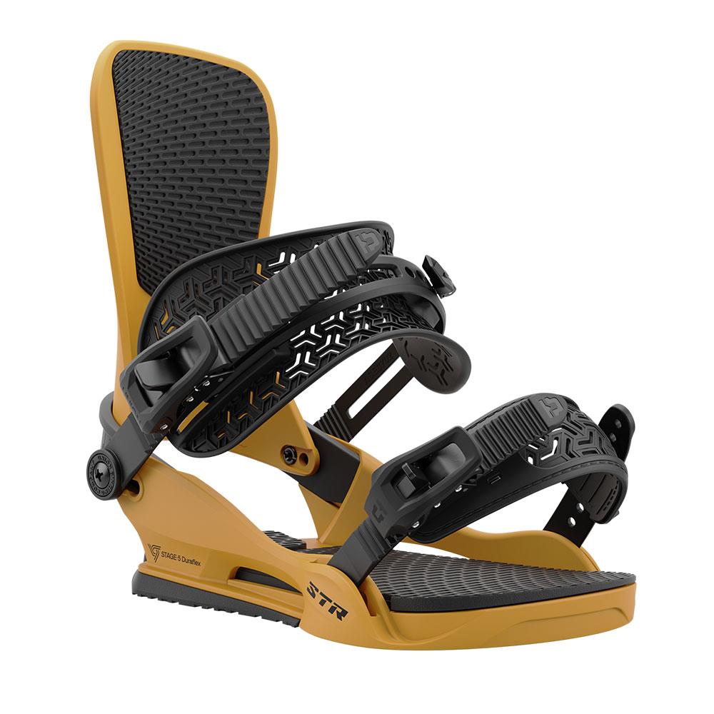 Union STR Mens Snowboard Bindings Mustard 2025