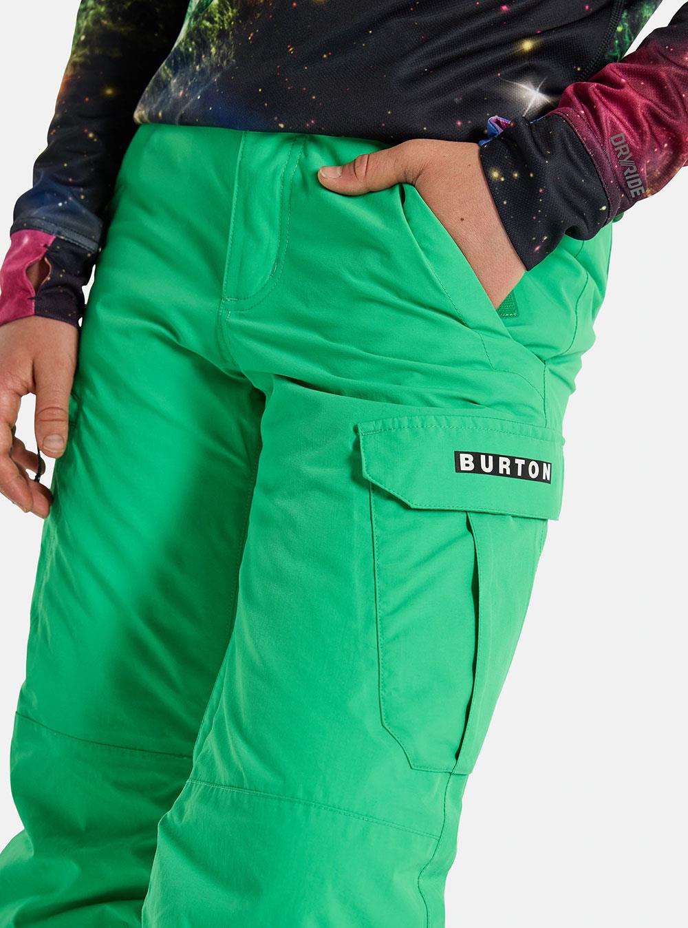 Burton Boys Exile Cargo 2L Pants Galaxy Green