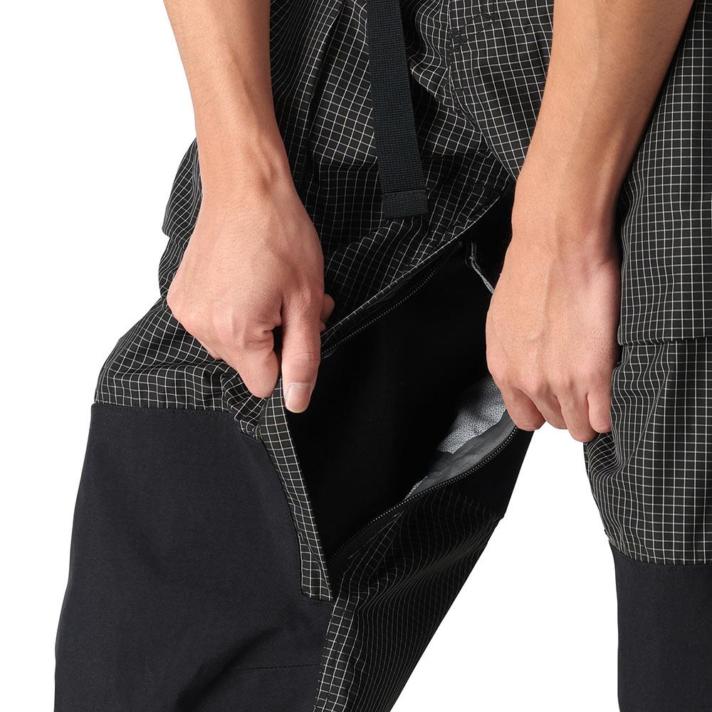 686 Mens Ghost 2.5L Pants Black Grid Colorblock