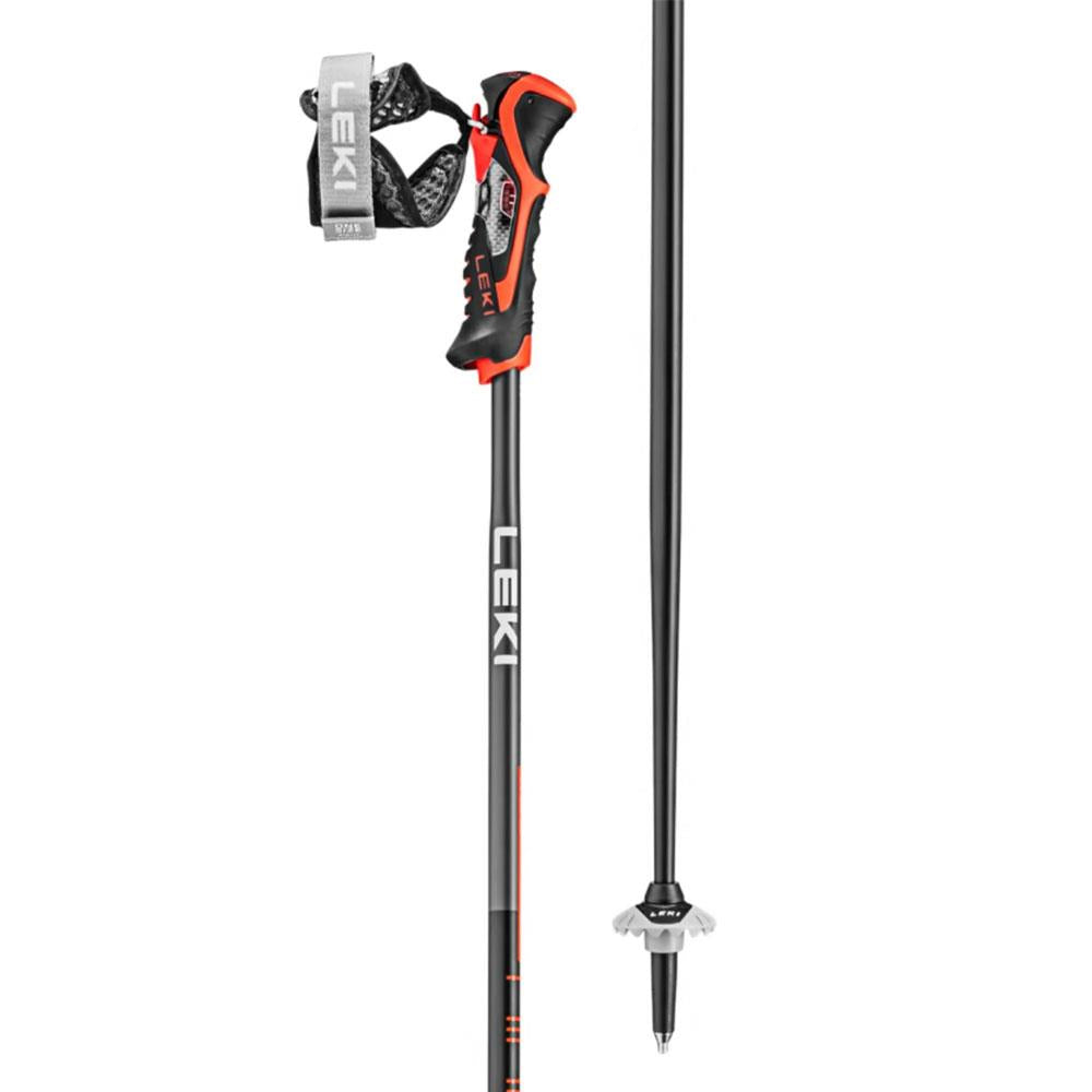 Leki Airfoil 3D Ski Poles Black/Anthracite/Bright Red