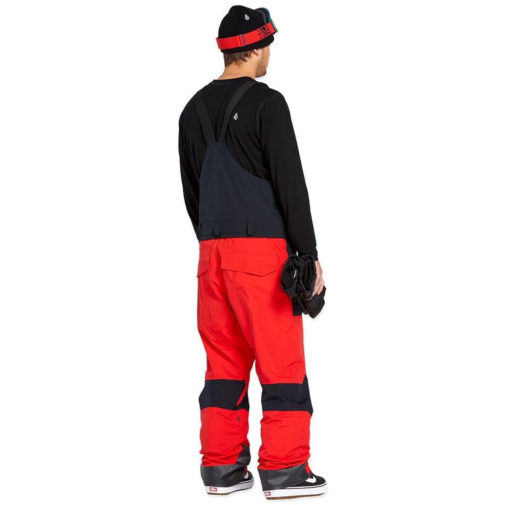 Volcom Rain Gore-Tex Bib Overall Mens Pants Crimson