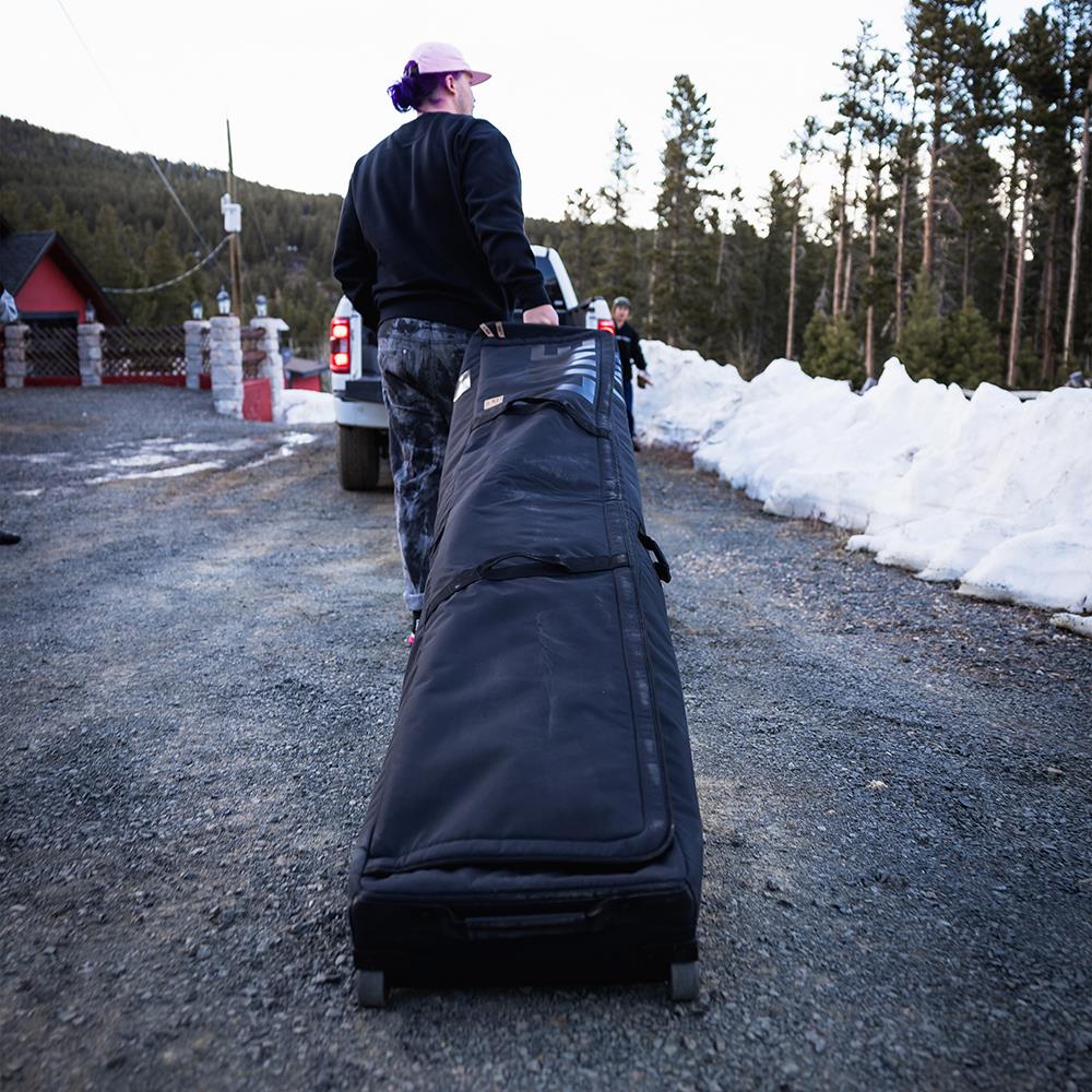 Line Roller Double Padded Ski Bag Black