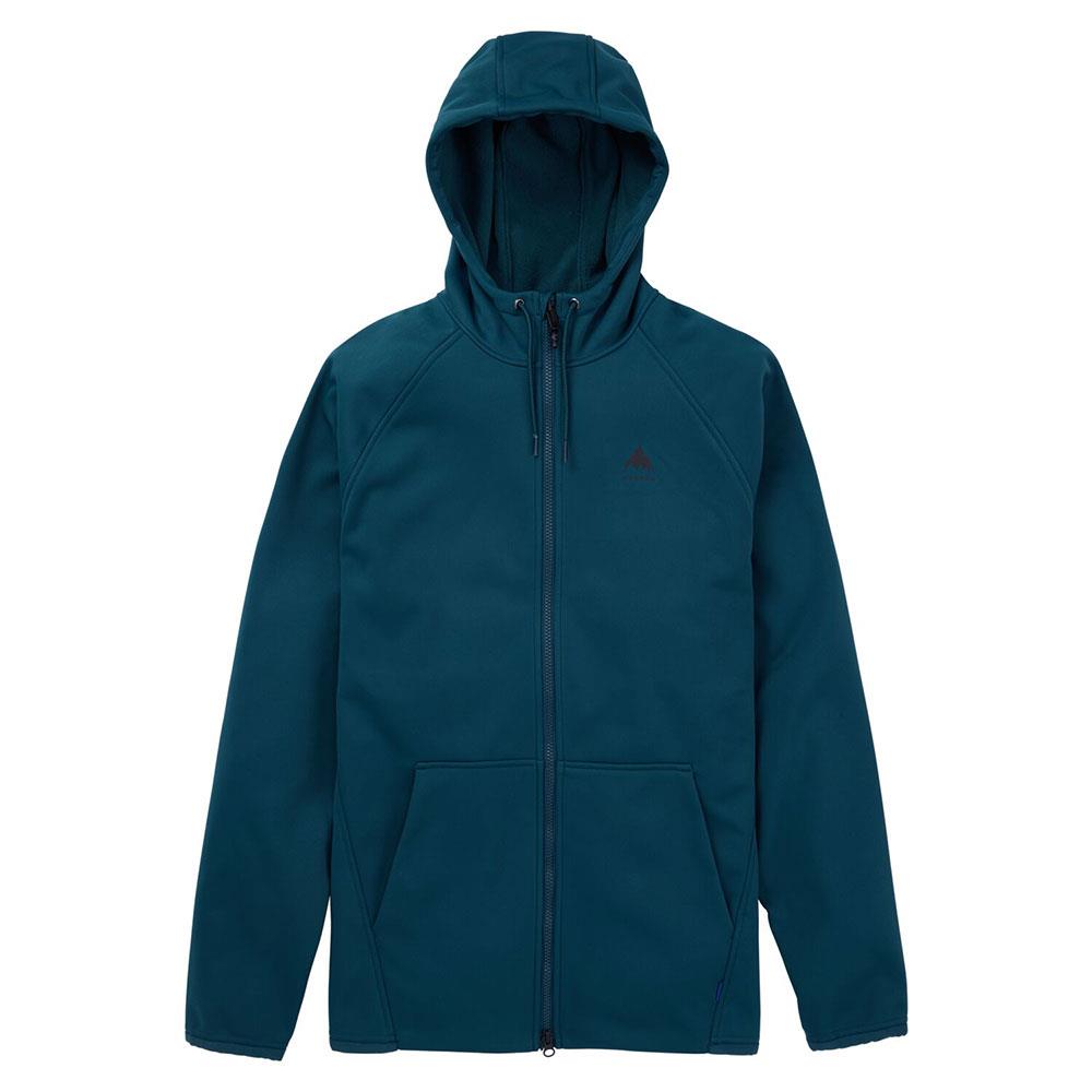 Burton Crown Weatherproof Full-Zip Mens Hoodie Deep Emerald