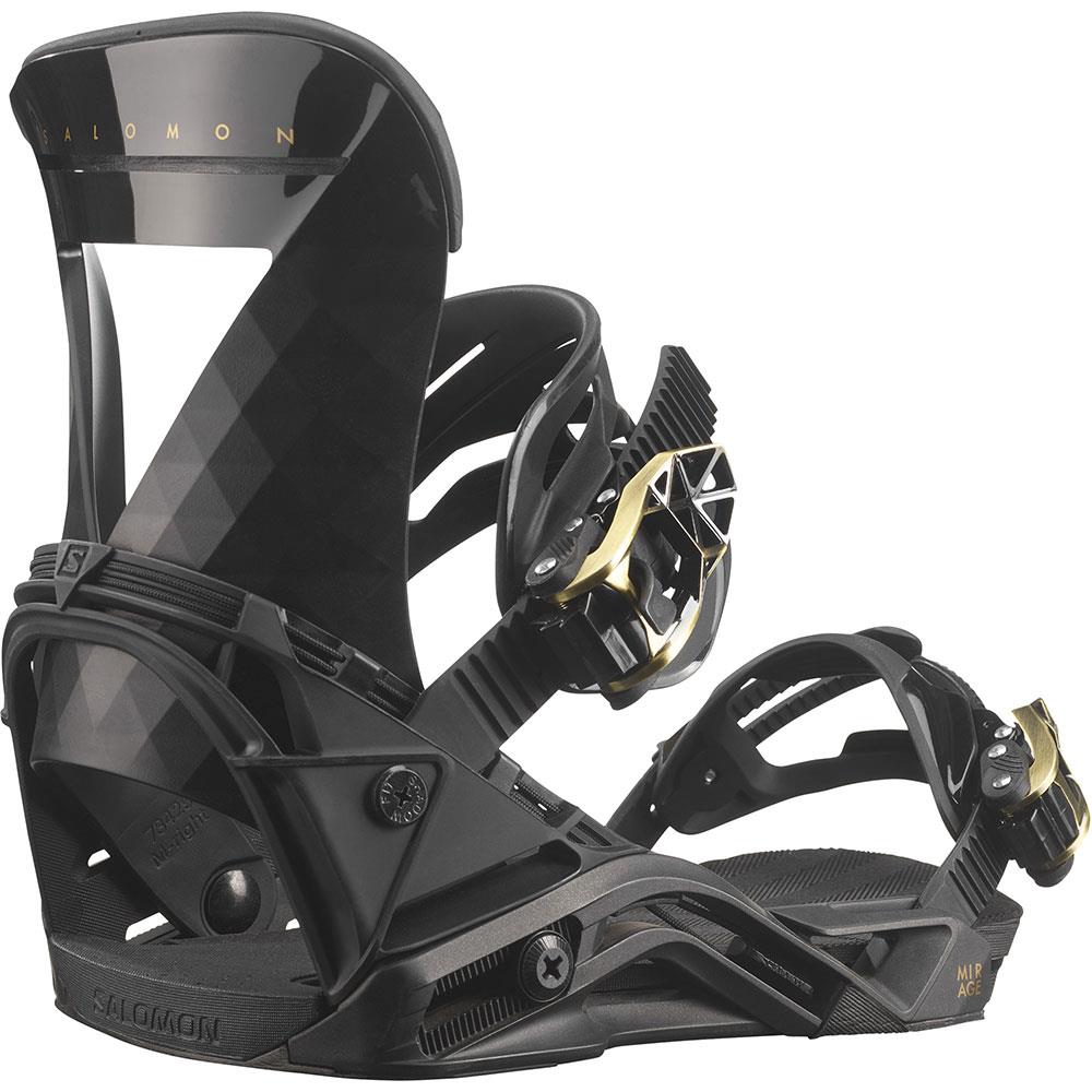 Salomon Mirage Womens Snowboard Bindings Black 2025