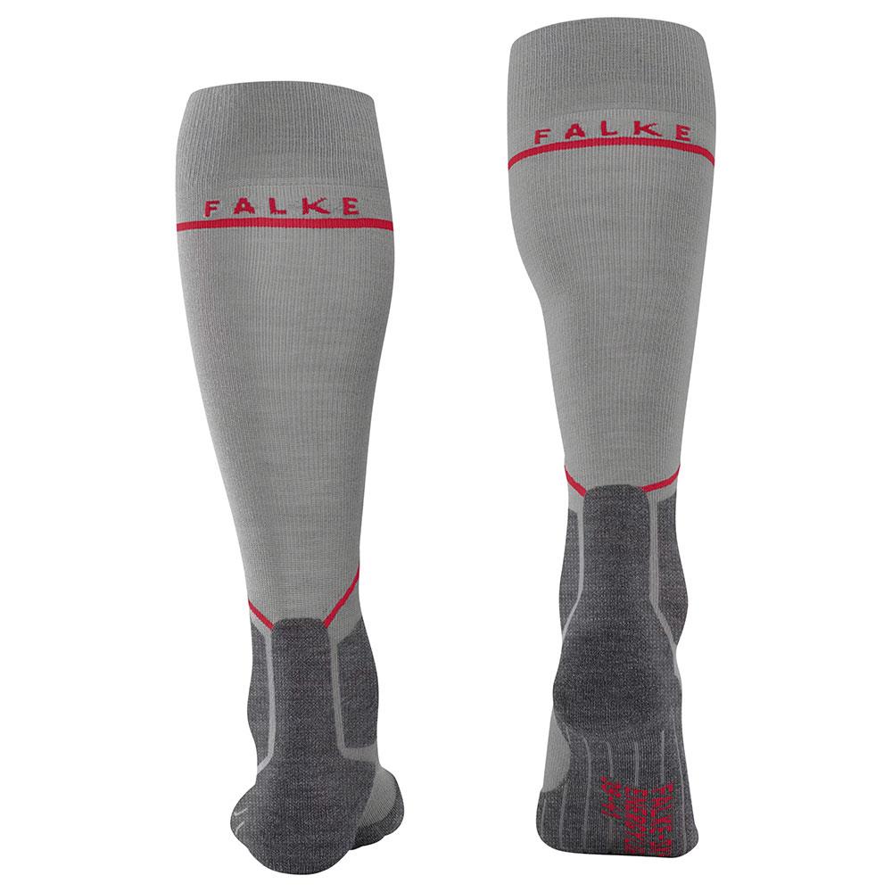 Falke SK4 Compression Light Mens Ski Socks Light Grey