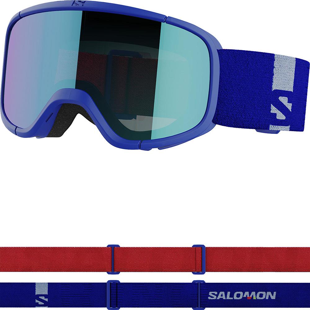 Salomon Lumi Kids Goggles Race Blue - Universal Mid-Blue Lens