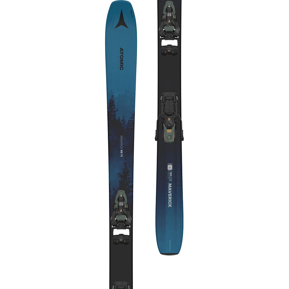 Atomic Maverick 95 Ti Skis + Shift2 13 MN Bindings 2025