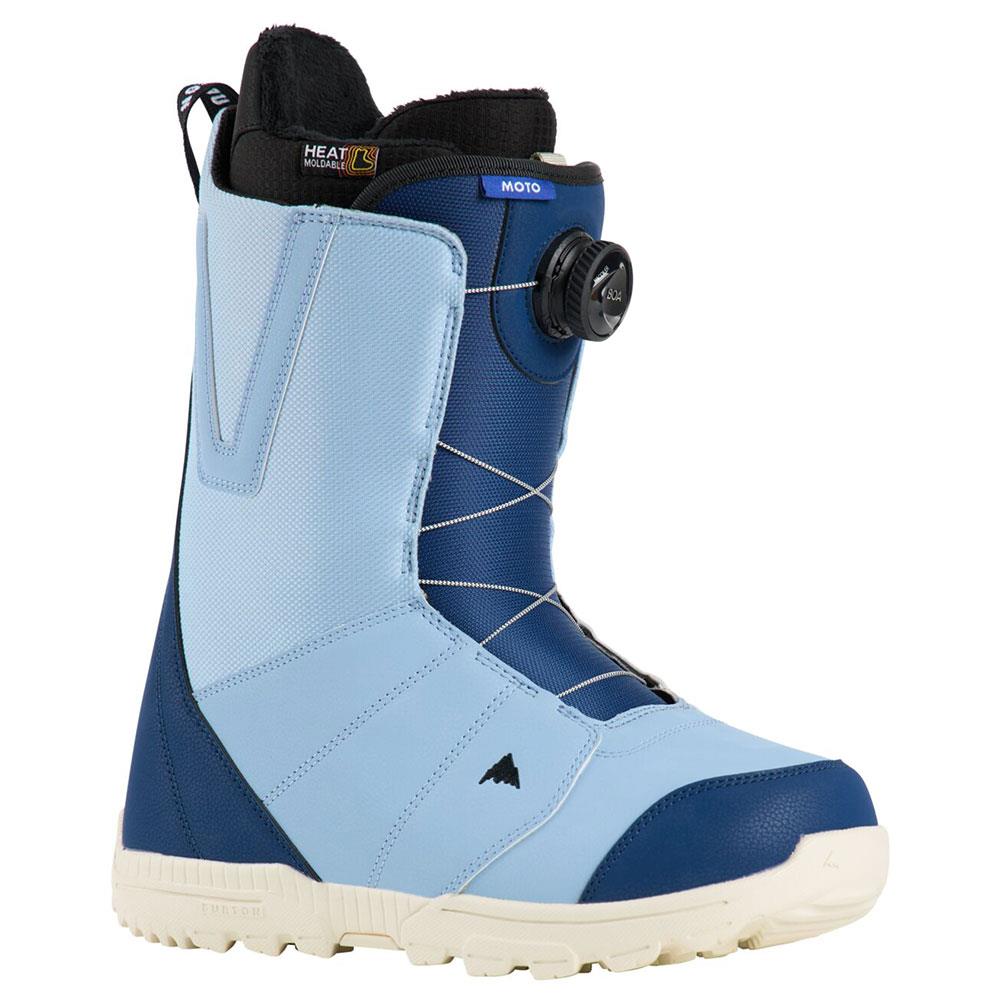 Burton Moto BOA Mens Snowboard Boots Nightfall/Dusty Blue 2025