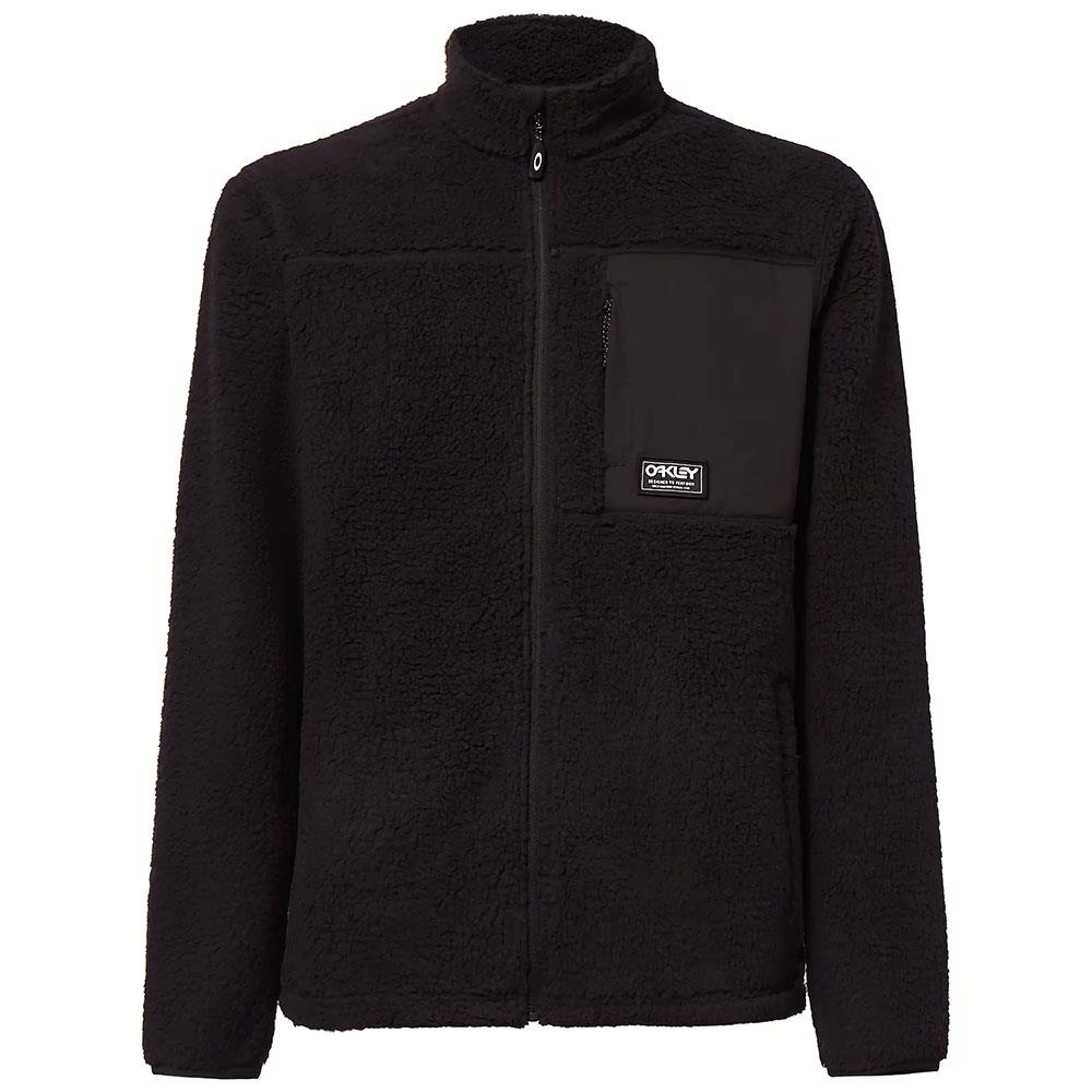 Oakley Mountain Fire Mens Sherpa Fleece Blackout