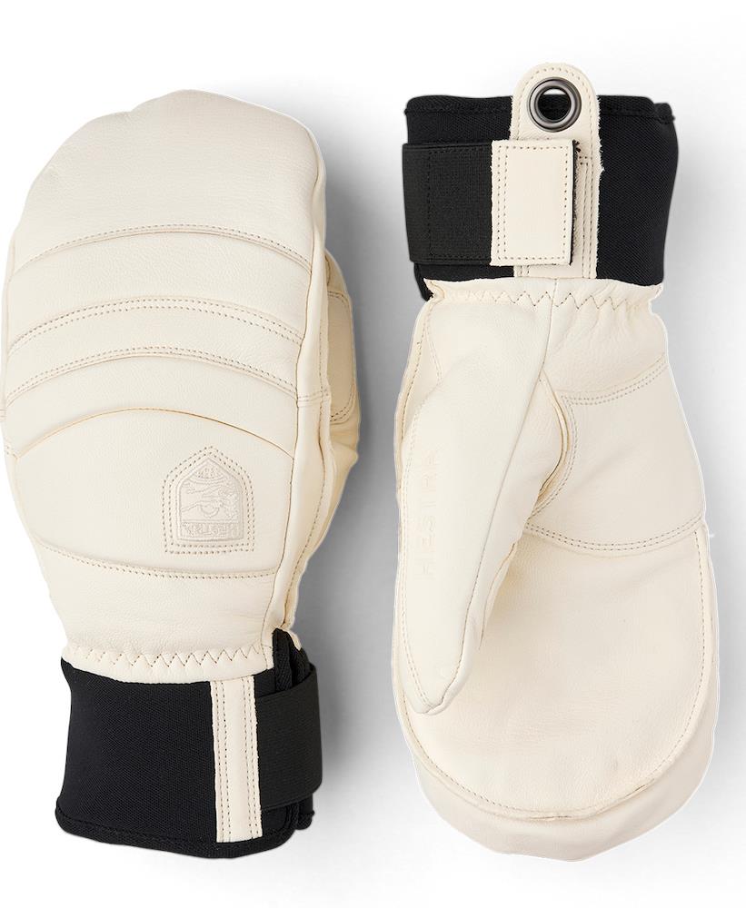 Hestra Fall Line Leather Mitts Almond White