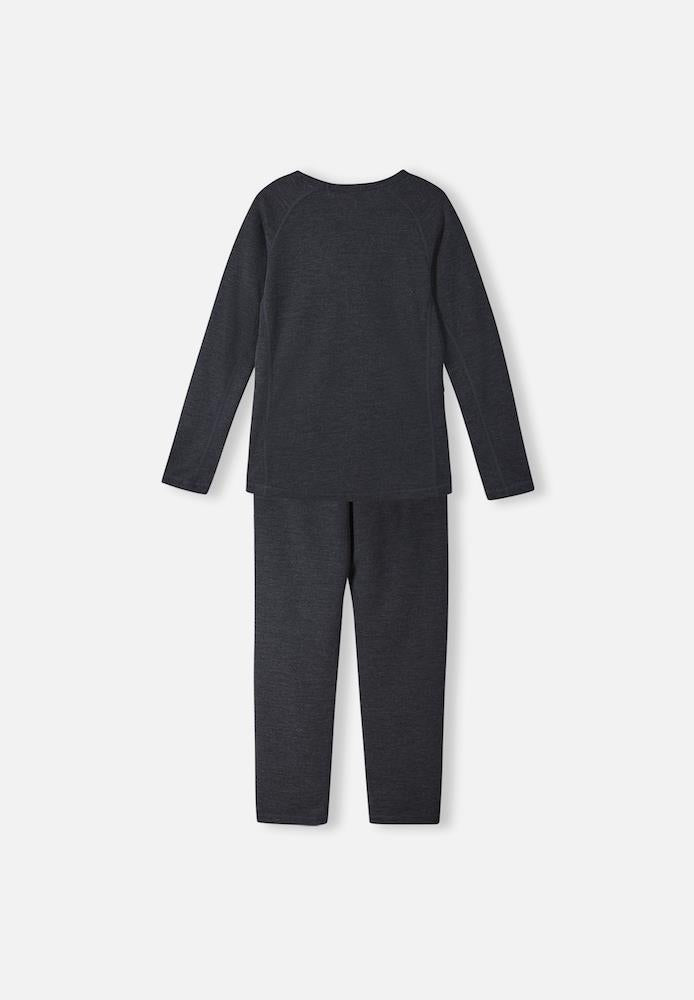 Reima Lani Kids Thermal Set Black Melange