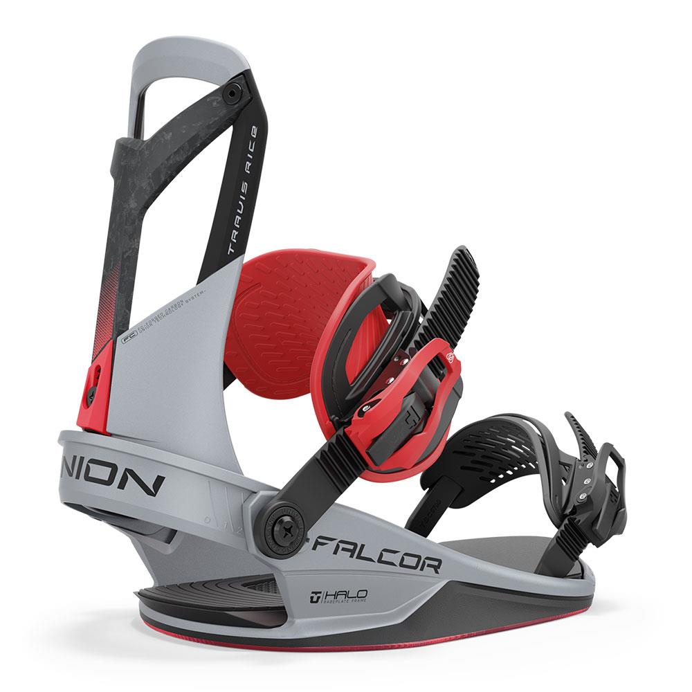 Union Falcor Mens Snowboard Bindings Silver 2025